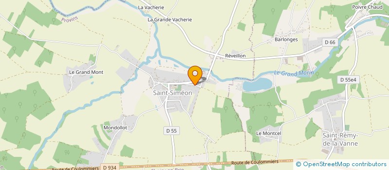 localisation de l'entreprise FOREST AGRI PEAUGER  SAINT-SIMEON