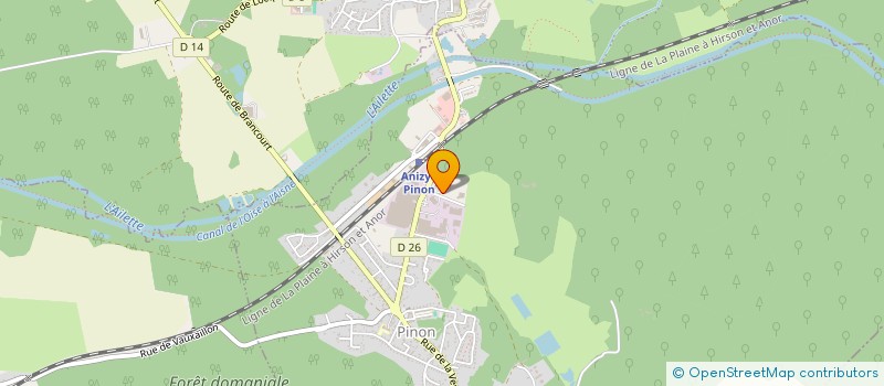 localisation de l'entreprise FOREST AUTOMOBILE  PINON