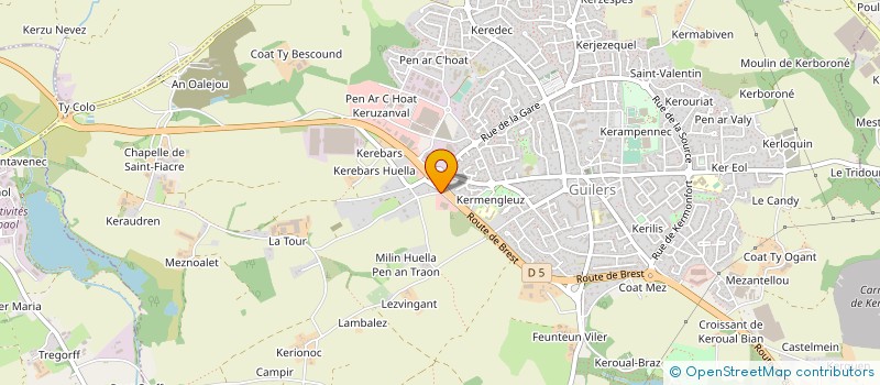 localisation de l'entreprise FOREST AUTOMOBILES à GUILERS