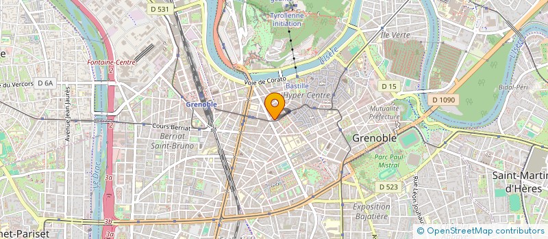 localisation de l'entreprise FOREST COIGNET  GRENOBLE