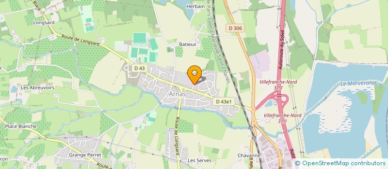 localisation de l'entreprise FOREST FIVE  ARNAS