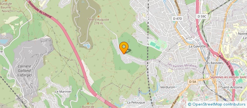 localisation de l'entreprise FOREST GRIMP à LES PENNES-MIRABEAU