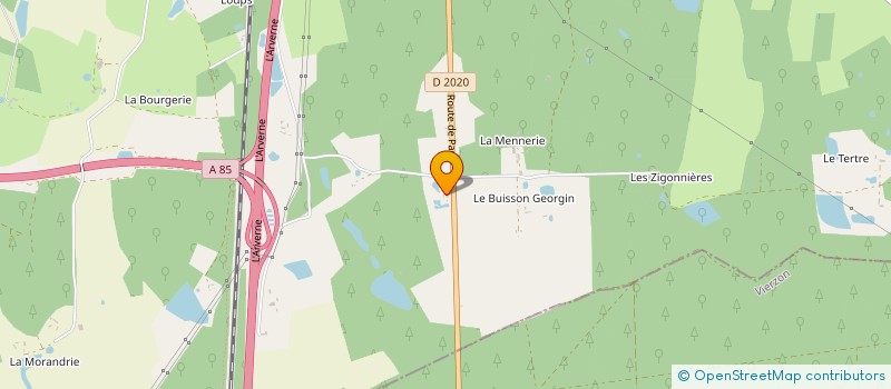 localisation de l'entreprise FOREST GROUP  THEILLAY