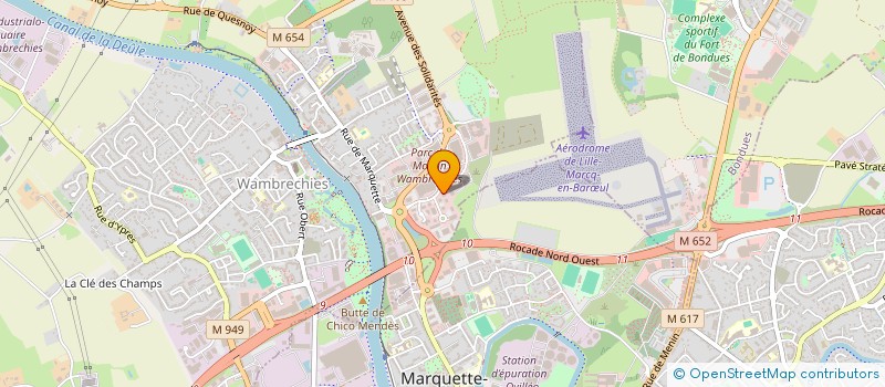 localisation de l'entreprise FOREST IMMO 21  WAMBRECHIES