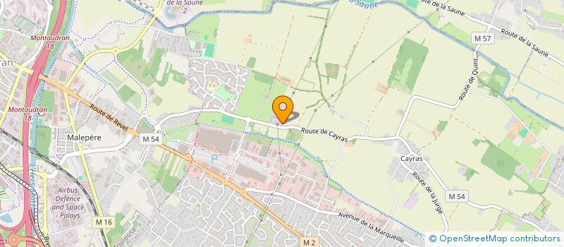 localisation de l'entreprise FOREST IMMO INVEST  SAINT-ORENS-DE-GAMEVILLE