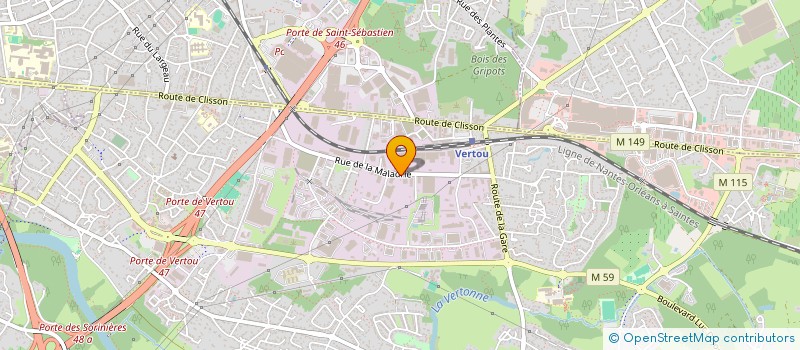 localisation de l'entreprise FOREST LAIGLE SERVICES à VERTOU
