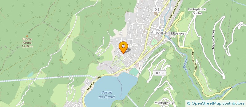 localisation de l'entreprise FOREST MATERIAL CONSULTING  ALLEVARD