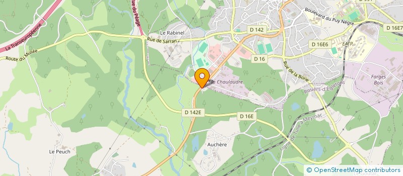 localisation de l'entreprise FOREST PIONEER FRANCE  EGLETONS