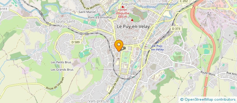 localisation de l'entreprise FOREST PROJECT  LE PUY-EN-VELAY