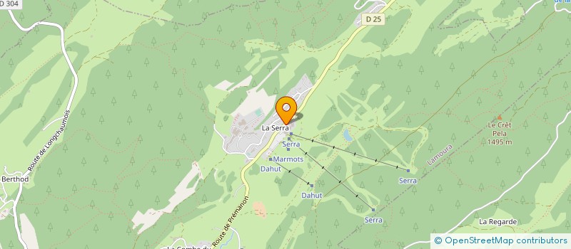 localisation de l'entreprise FOREST SPORTS  LAMOURA