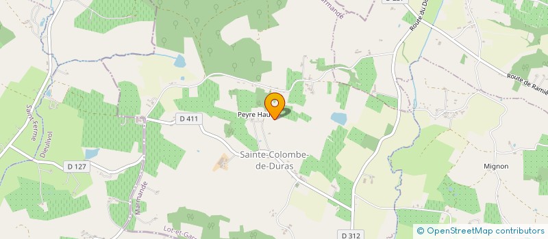 localisation de l'entreprise FORESTAE  SAINT-GERAUD