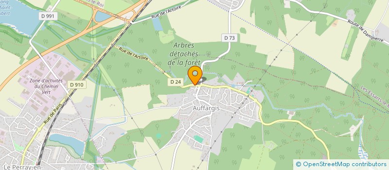 localisation de l'entreprise FORESTBOIS78  AUFFARGIS