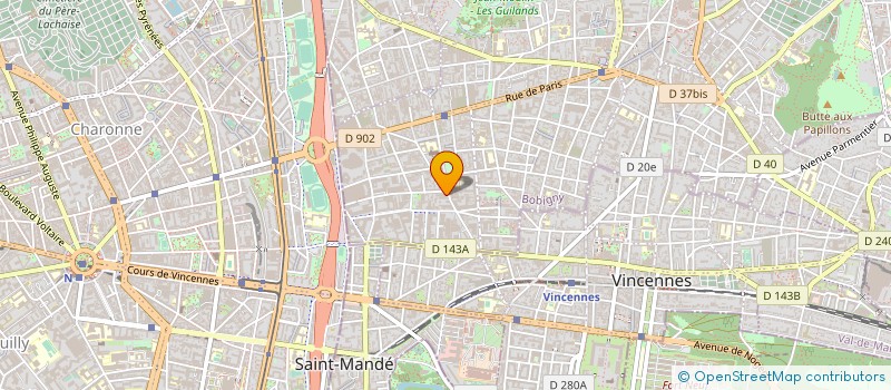 localisation de l'entreprise FORESTCALLING LABEL à MONTREUIL