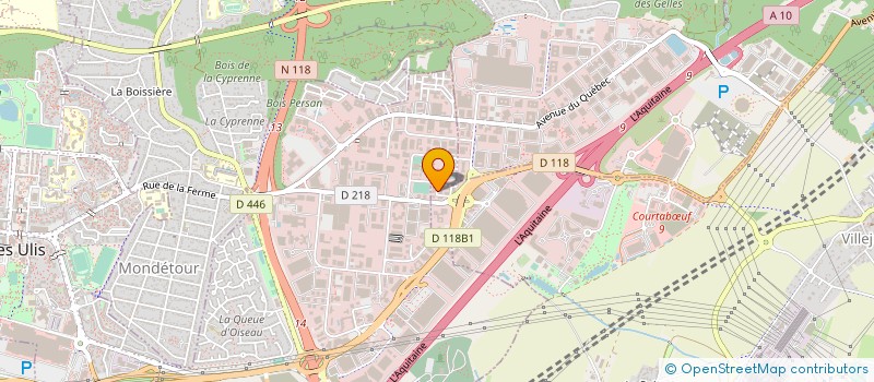 localisation de l'entreprise FORESTEA SA à BREUILLET