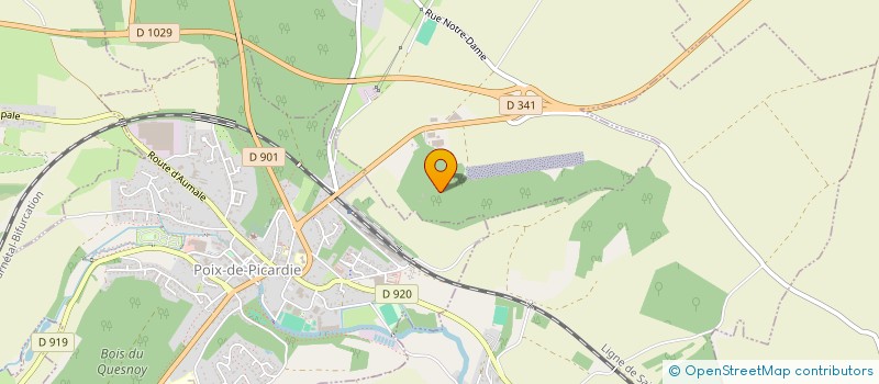 localisation de l'entreprise FORESTECH'INNOVATION à CROIXRAULT