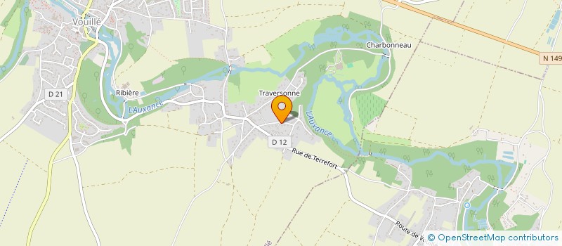 localisation de l'entreprise FORESTI LAND  VOUILLE