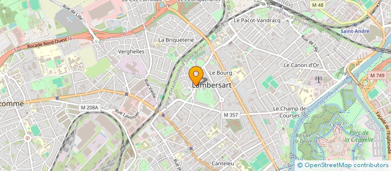 localisation de l'entreprise FORESTIA INVEST à LAMBERSART