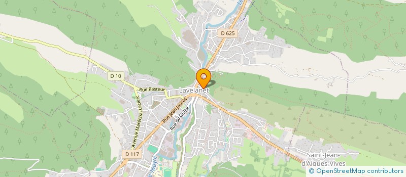localisation de l'entreprise FORESTIER à LAVELANET