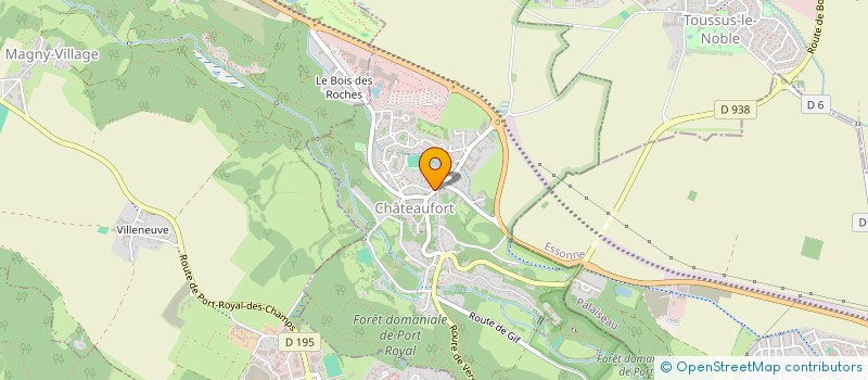 localisation de l'entreprise FORESTIER  CHATEAUFORT