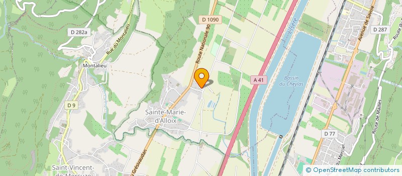 localisation de l'entreprise FORESTIER CLAUDE  LA TERRASSE