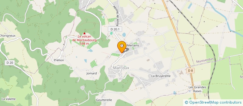 localisation de l'entreprise FORESTIER IMMOBILIER  MARCOUX