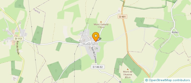 localisation de l'entreprise FORESTIER THOMAS HOLDING  HUBERSENT