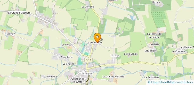 localisation de l'entreprise FORESTIER TP  LOIREAUXENCE