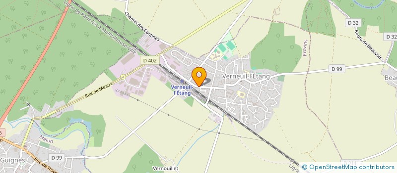 localisation de l'entreprise FORESTIERE BERISHA à VERNEUIL-L'ETANG