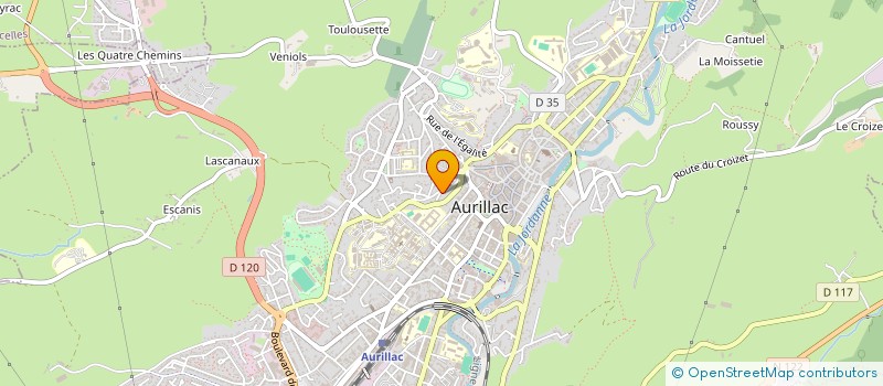 localisation de l'entreprise FORESTIERE CANTALIENNE à YTRAC