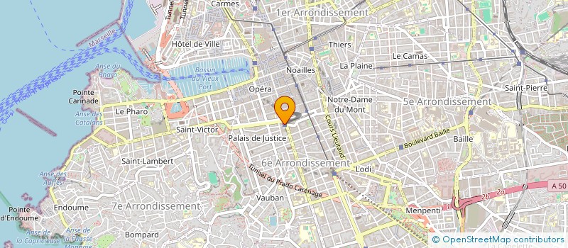 localisation de l'entreprise FORESTIERE DE L'ECUREUIL DE PY DE ROTJA à MARSEILLE 6EME