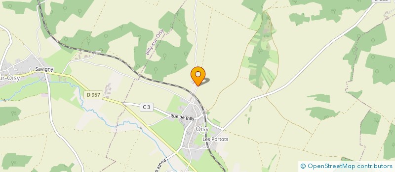 localisation de l'entreprise FORESTIERE DE L EST à BILLY-SUR-OISY