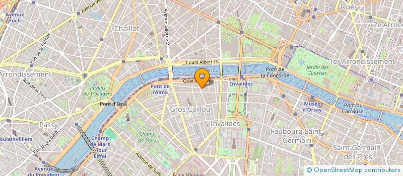 localisation de l'entreprise FORESTIERE DE LA GUYANE FRANCAISE  PARIS