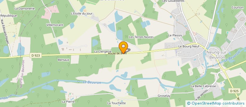 localisation de l'entreprise FORESTIERE DE SOLOGNE à MARCILLY-EN-GAULT