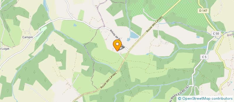 localisation de l'entreprise FORESTIERE DES COTEAUX  COCUMONT