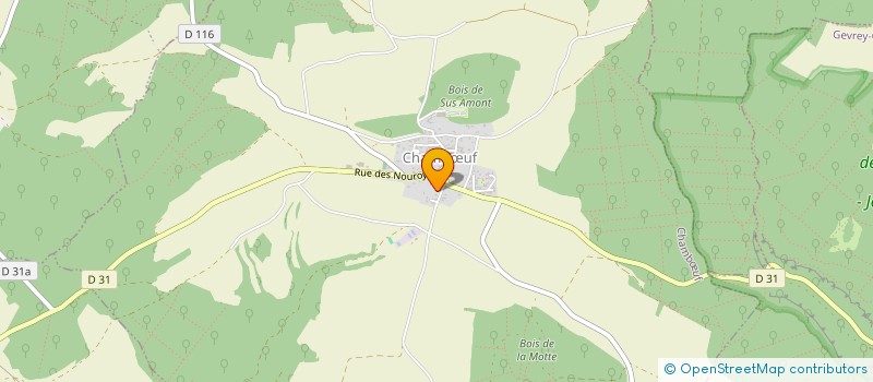 localisation de l'entreprise FORESTIERE DES HAUTES COTES  CHAMBUF