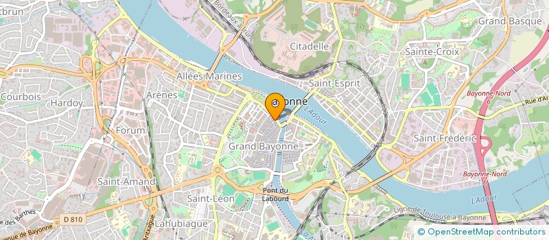 localisation de l'entreprise FORESTIERE ET FONCIERE D'AMENAGEMENT  BAYONNE