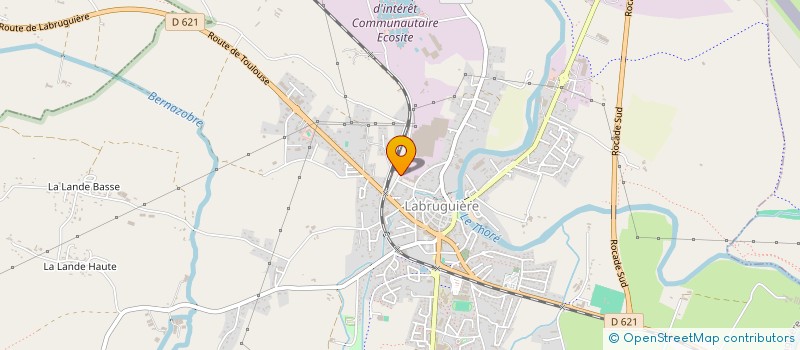 localisation de l'entreprise FORESTIERE IMMO  LABRUGUIERE