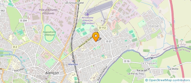 localisation de l'entreprise FORESTIERE KUTAL à ALENCON