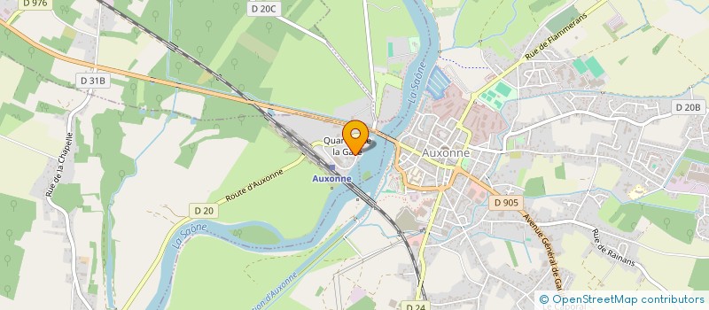 localisation de l'entreprise FORESTIERE LE CHANIET  TILLENAY