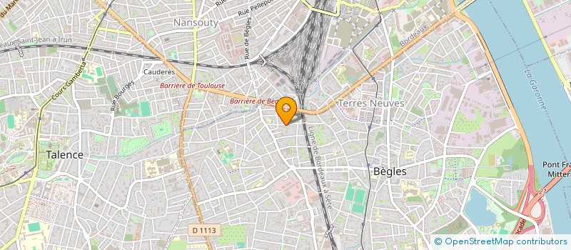 localisation de l'entreprise FORESTIERE MACE à BEGLES