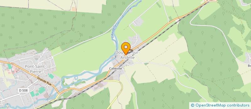 localisation de l'entreprise FORESTIERE PLICHET  DOUVILLE-SUR-ANDELLE