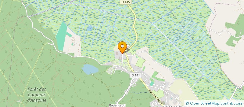 localisation de l'entreprise FORESTIERES DES BOIS ET SCIERIES à SAINT-AUGUSTIN