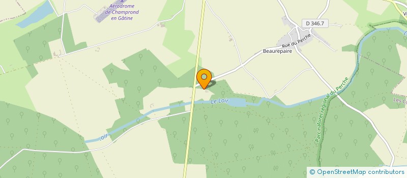 localisation de l'entreprise FORESTIS SARL à CHAMPROND-EN-GATINE