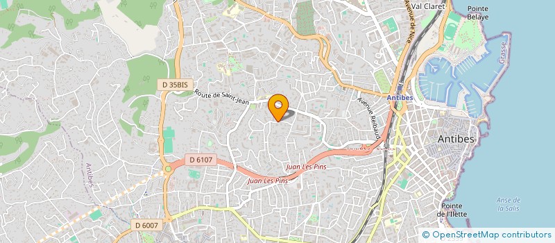 localisation de l'entreprise FORESTO à ANTIBES