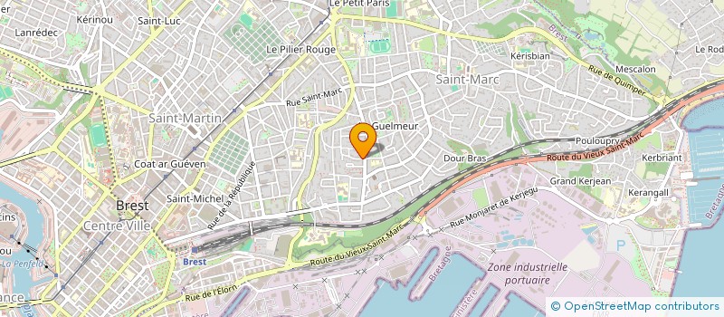 localisation de l'entreprise FORESTOU  BREST