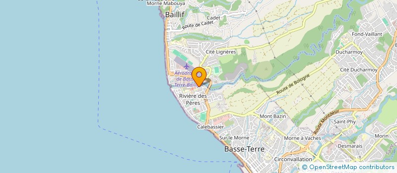 localisation de l'entreprise FORESTV à BASSE-TERRE