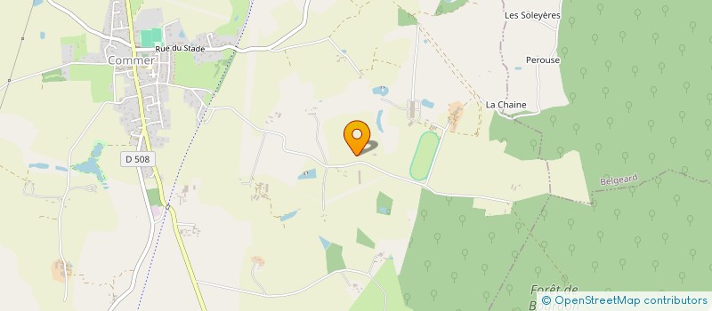 localisation de l'entreprise FORET  COMMER