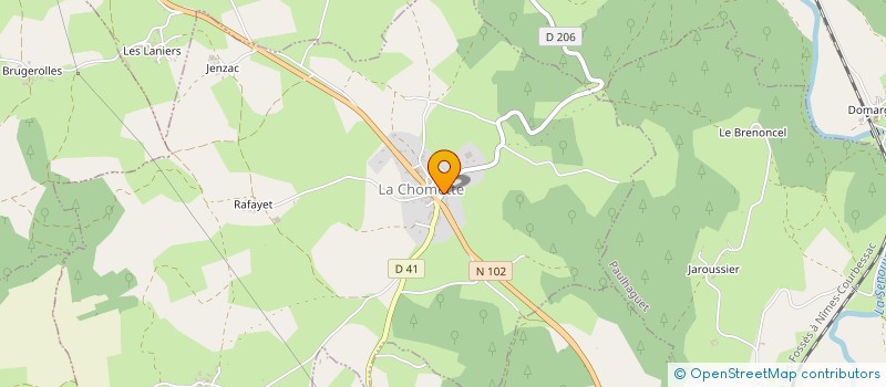 localisation de l'entreprise FORET AVENIR  JOSAT