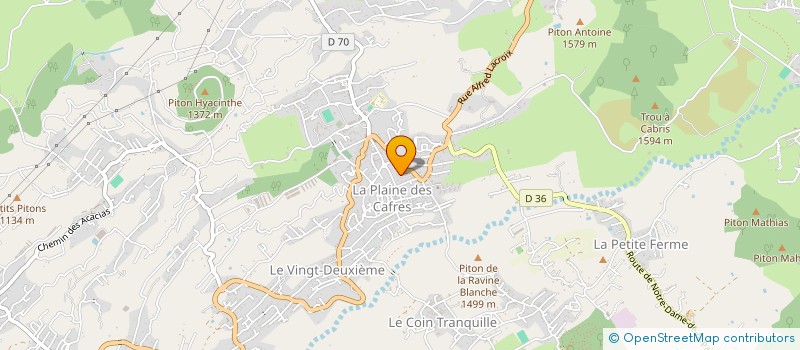 localisation de l'entreprise FORET BEGE à LE TAMPON