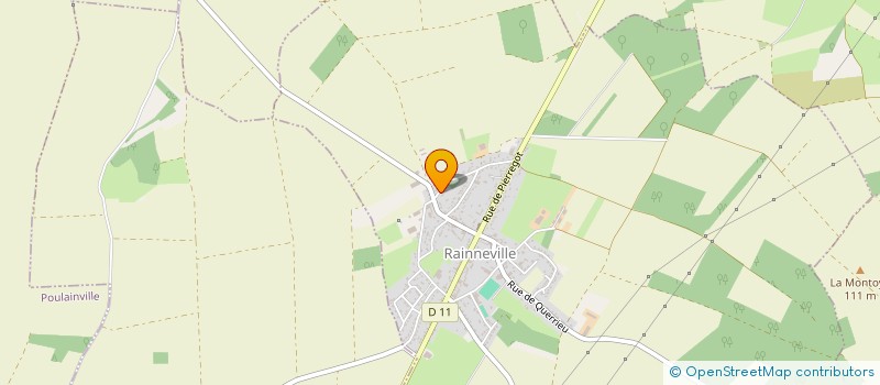 localisation de l'entreprise FORET BOIS ENERGIE DE PICARDIE  RAINNEVILLE